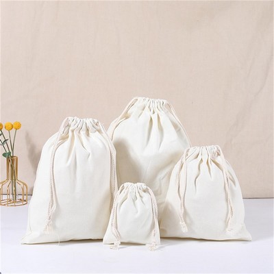 Canvas Drawstring Tote Bag