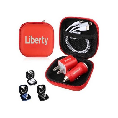 Car Phone Charging Head Three-Piece Set