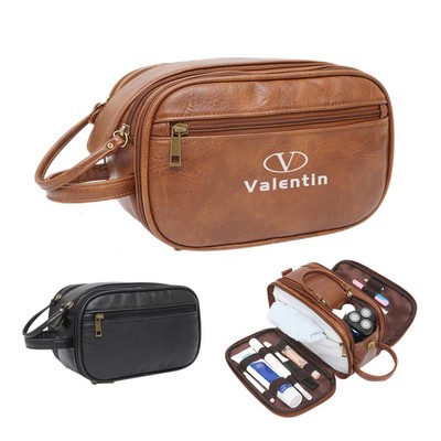 Pu Leather Toiletry Bag