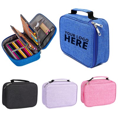 High Capacity Zipper Pencil Case