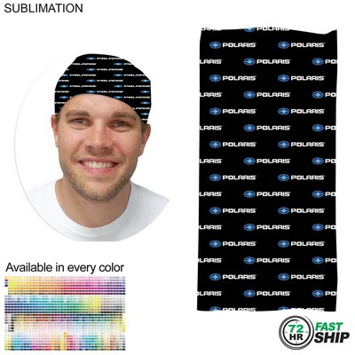 72 Hr Fast Ship - Sublimated Multifunction 2-Ply Tubular WINTER Headwear (Fandanna Bandanna)