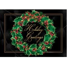 Oh Happy Holly Days Greeting Card