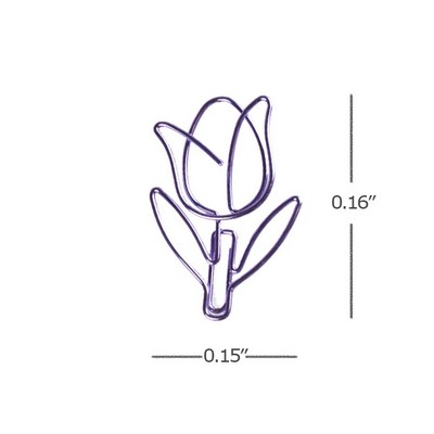 Purple Creative Tulips Clip