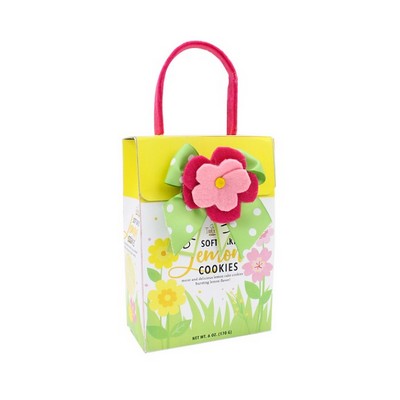 Lemon Cake Cookie Batter in Flower Purse