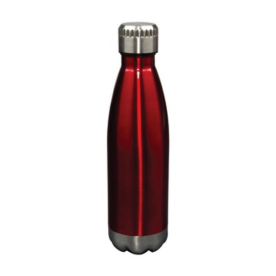 17 oz. Red Stainless Steel Glacier Bottle