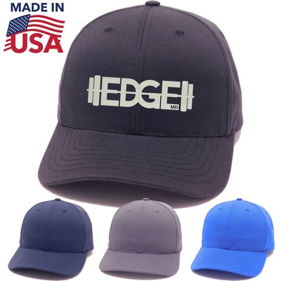 True American Made 6-Panel Standard Twill Cap