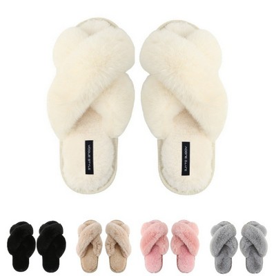 Cross Band Slippers