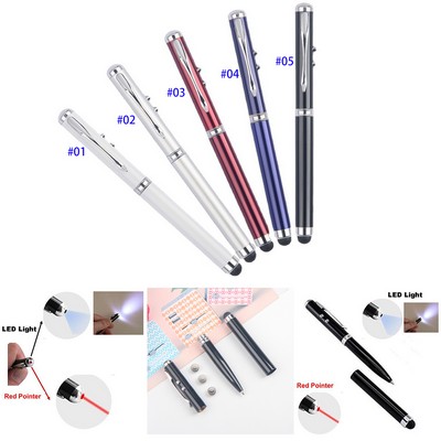 4-in-1 Universal Touch Screen Stylus Ballpoint Pen