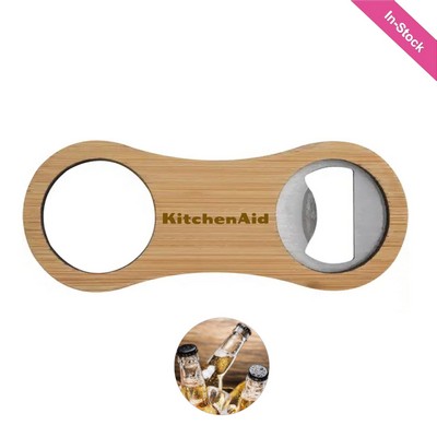 Bamboo Bottle Opener