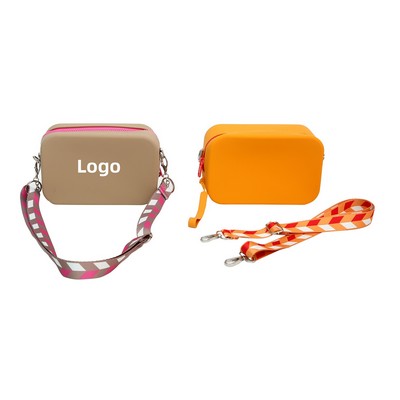 Fashion Mini Silicone Shoulder Bag Cosmetic Bag