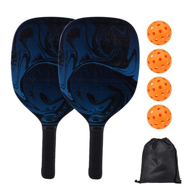 Wooden Custom Pickleball Paddle Set