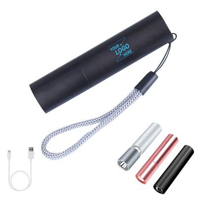 Rechargeable LED Flashlight with Lanyard