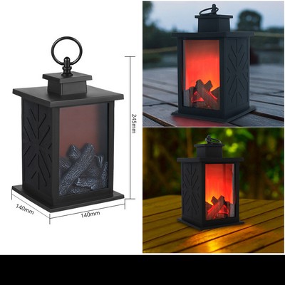 #L Electric Decorative Lamp Fireplace Night Light LED Light Fake Fireplace Decor