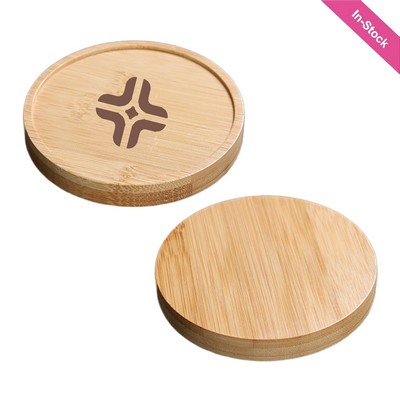 Round Bamboo Coaster