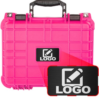 Eylar Compact Pink 13.37" Hard Camera Case with Custom Logo