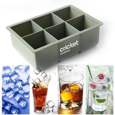 6 Silicone Ice Block Mold