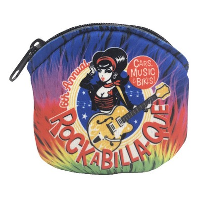 Premium Foam Full Color Dye Sublimation Coin Purse - 4.25" Diameter