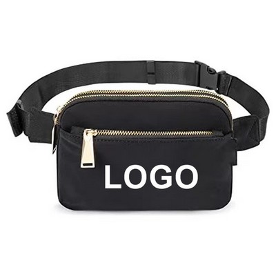 Premium Nylon Fanny Packs w/Zipper Pouches