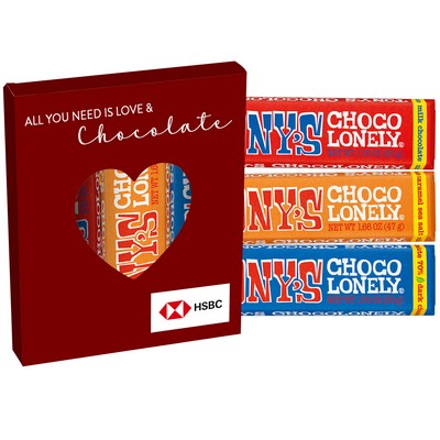 Tony's Chocolonely® Chocolate Bars in Window Boxes - Heart