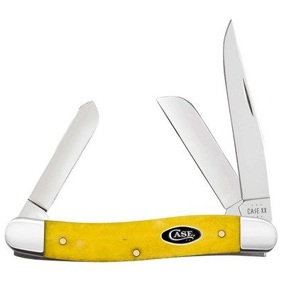 Smooth Yellow Bone Medium Stockman Pocket Knife