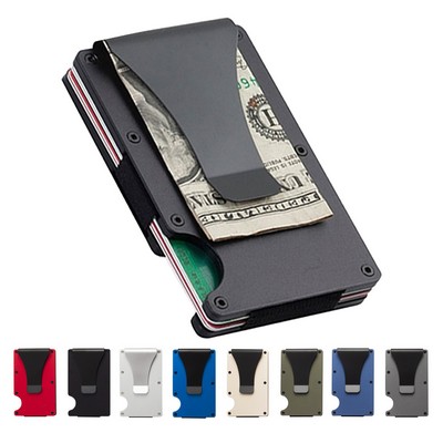 Elastic Aluminum Alloy RFID Card Wallets