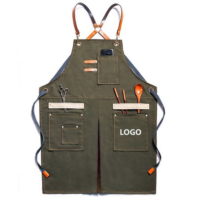 Adjustable Cross Back Work Apron