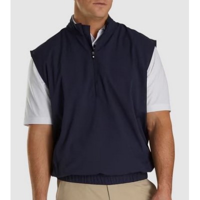 FootJoy® Navy Blue Half-Zip Windshirt Vest