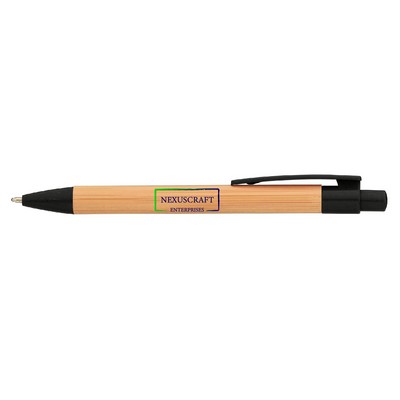 Fiji Bamboo Plastic Pen (Full Color Imprint)