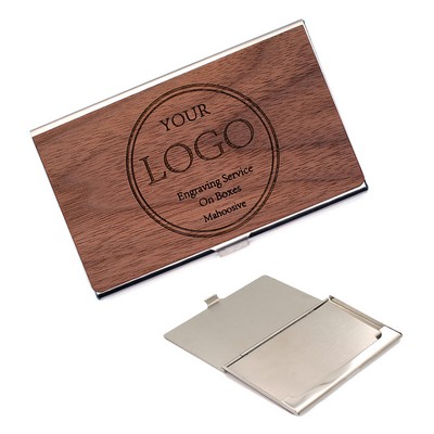 Wood Business Card Case