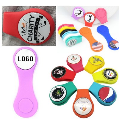 Silicone Golf Hat Clip Marker Magnetic