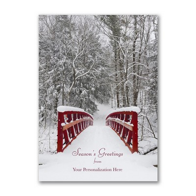 Winter Serenity Front Imprint Card