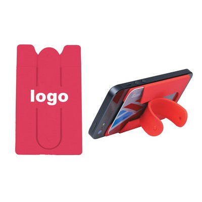 Silicone Phone Wallet With Stand