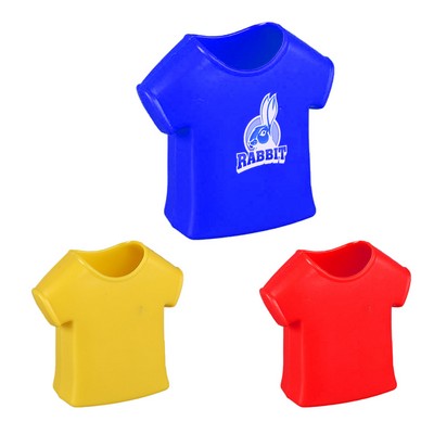 Custom T-Shirt Shape Plastic Pen Holder