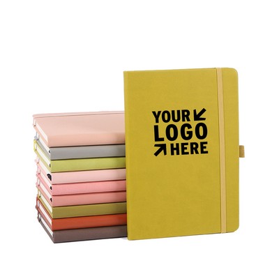 A5 Hardcover Lined Journal Notebooks With Pen Loop