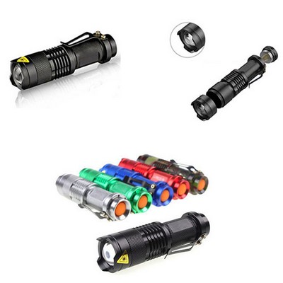 Adjustable Focus Zoomable Flashlight