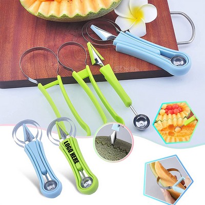 3 In 1 Melon Fruit Carving Tools Knife