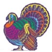 Turkey Stock Temporary Tattoo