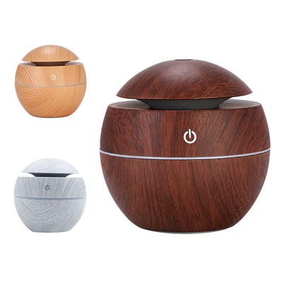 Round LED Light Mist Oil Diffuser Humidifier