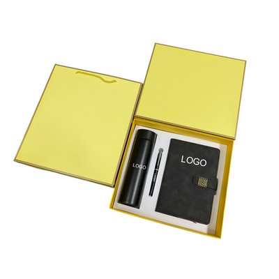 3 Pcs Business Gift Set Cup Pen Notebook