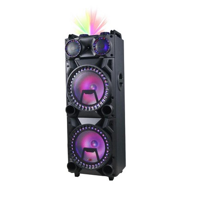 QFX Portable Party Speaker w/Disco Light (2x12")