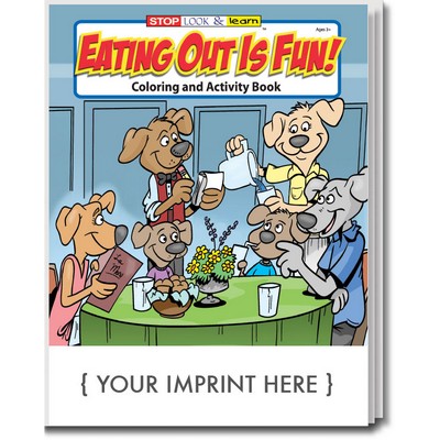 Eating Out is Fun Coloring Book Fun Pack