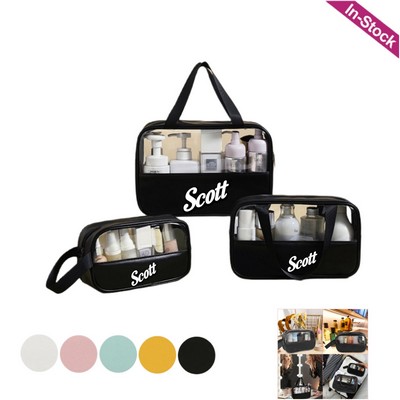 3pcs Toiletry Bag Travel Makeup Pouch