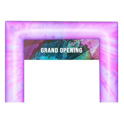 35' Inflatable Square Arch w/banner