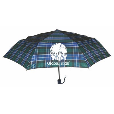 Classic Plaid Manual Open Umbrella