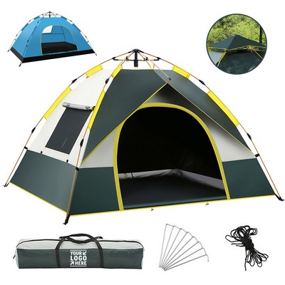 Instant Pop-Up Camping Tent for 3-4 People