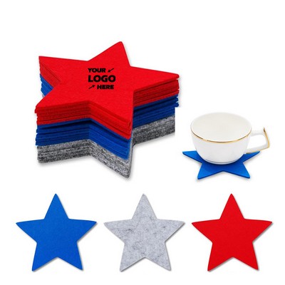 Star Felt Coaster