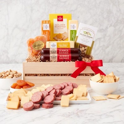 Meat & Cheese Gift Crate