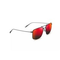 Maui Jim® USA, Inc. Aeko Sunglasses-Black/Hawaii Lava™ Red