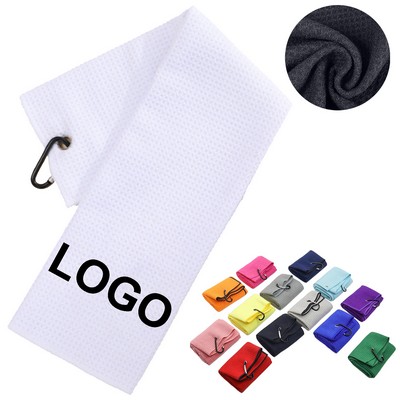 Microfiber Waffles Golf Towel