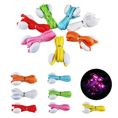 Light Up Led Nylon Shoelaces For Night Fun Runs